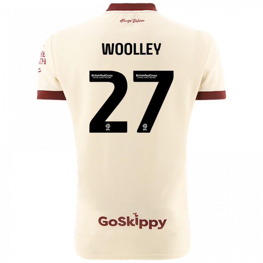 Homem Camisola Jesse Woolley #27 Creme Branco Alternativa 2024/25 Camisa Brasil