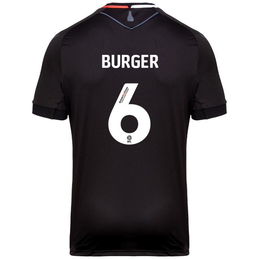 Homem Camisola Wouter Burger #6 Preto Alternativa 2024/25 Camisa Brasil