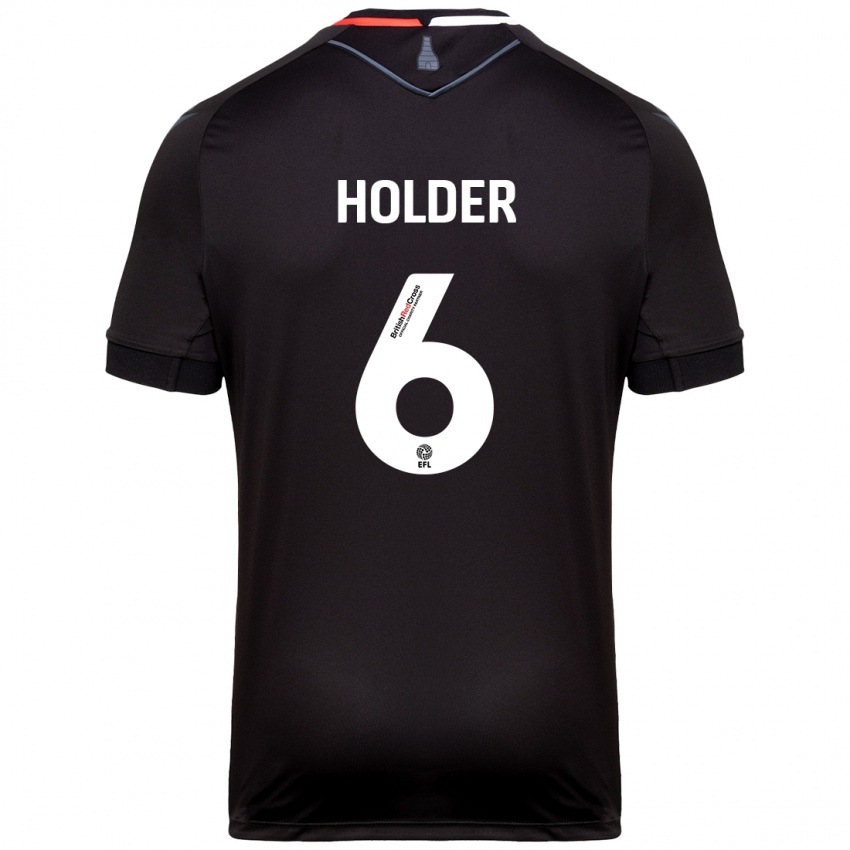 Homem Camisola Molly Holder #6 Preto Alternativa 2024/25 Camisa Brasil