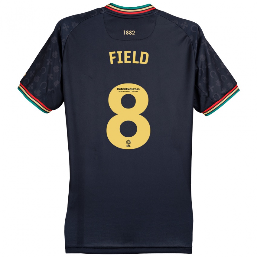 Homem Camisola Sam Field #8 Azul Da Marinha Escura Alternativa 2024/25 Camisa Brasil