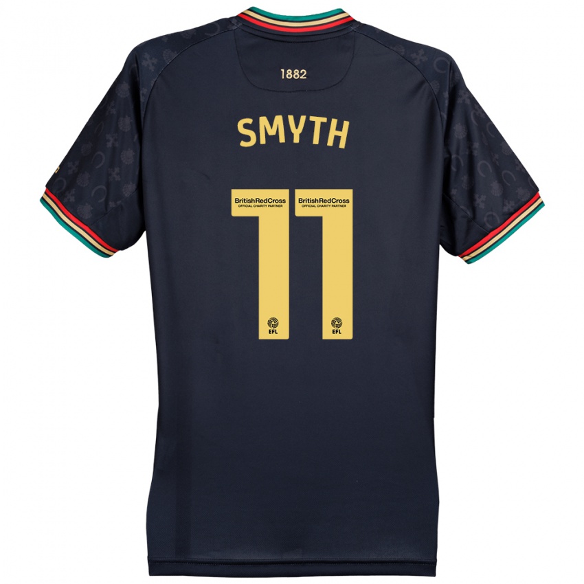 Homem Camisola Paul Smyth #11 Azul Da Marinha Escura Alternativa 2024/25 Camisa Brasil