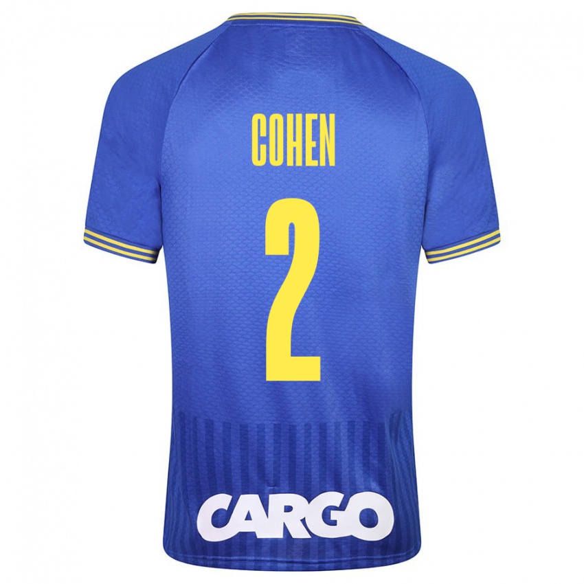 Homem Camisola Avishay Cohen #2 Branco Alternativa 2024/25 Camisa Brasil