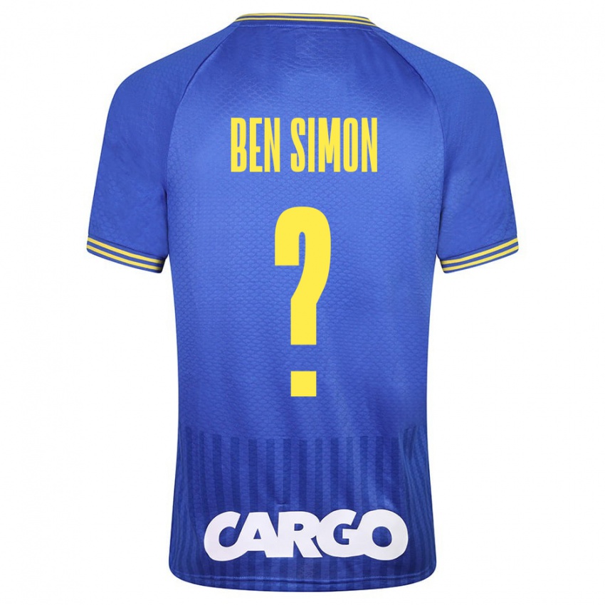 Homem Camisola Ilay Ben Simon #0 Branco Alternativa 2024/25 Camisa Brasil