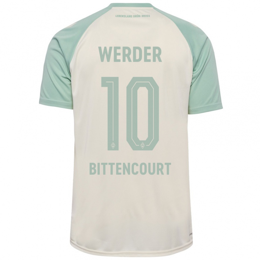 Homem Camisola Leonardo Bittencourt #10 Verde Claro Off-White Alternativa 2024/25 Camisa Brasil