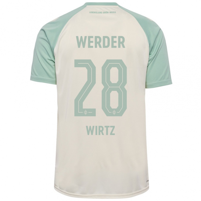 Homem Camisola Juliane Wirtz #28 Verde Claro Off-White Alternativa 2024/25 Camisa Brasil