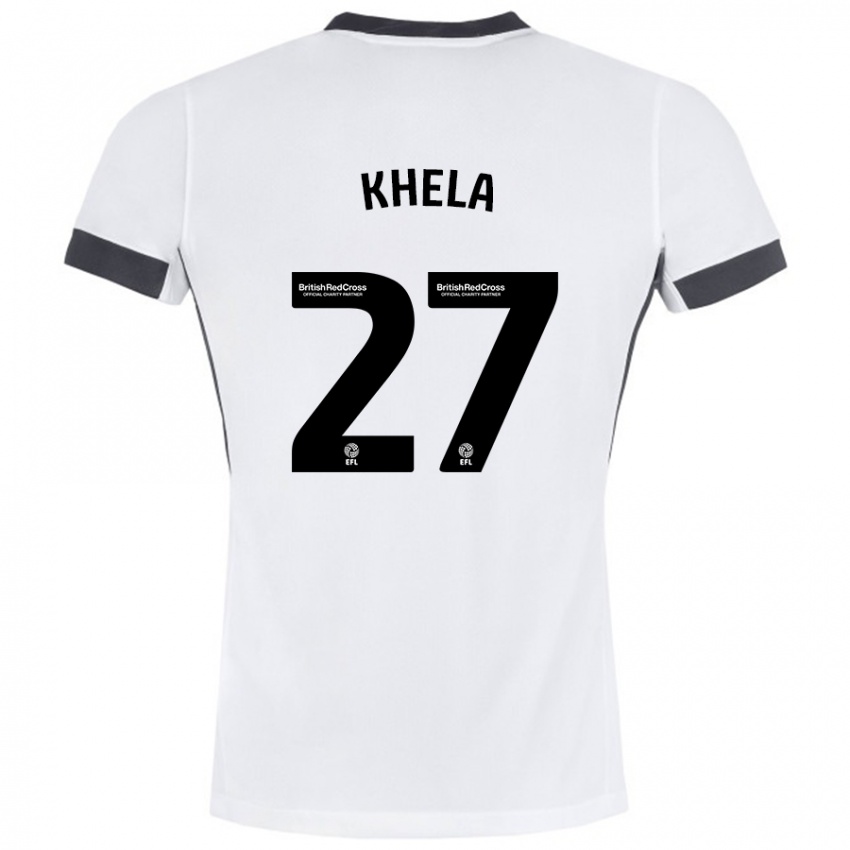 Homem Camisola Brandon Khela #27 Preto Branco Alternativa 2024/25 Camisa Brasil