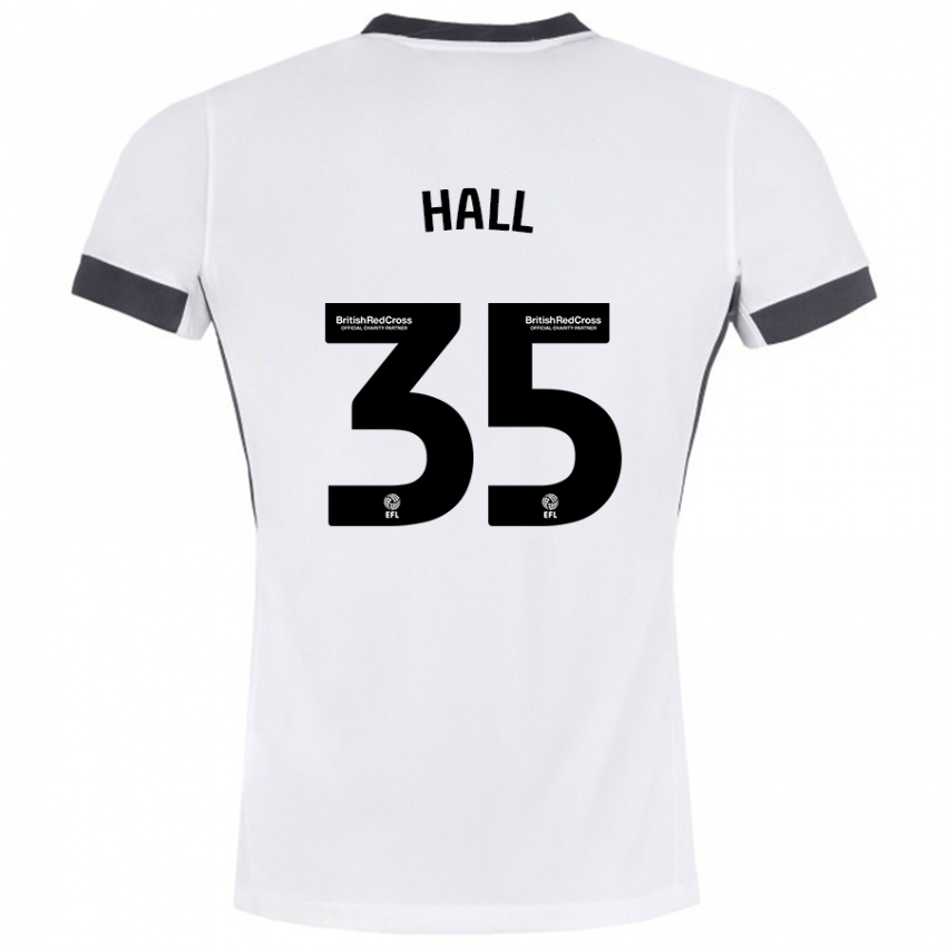 Homem Camisola George Hall #35 Preto Branco Alternativa 2024/25 Camisa Brasil