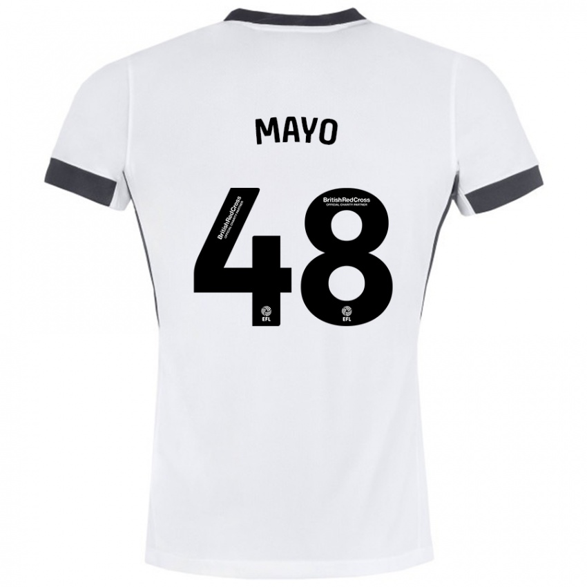 Homem Camisola Bradley Mayo #48 Preto Branco Alternativa 2024/25 Camisa Brasil