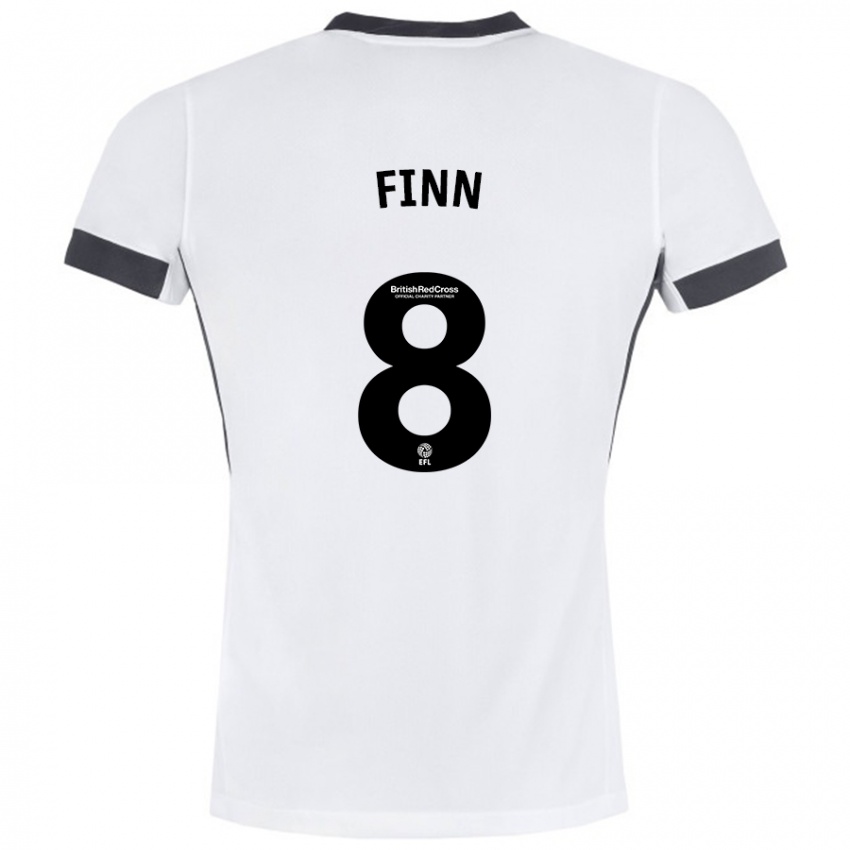 Homem Camisola Jamie Finn #8 Preto Branco Alternativa 2024/25 Camisa Brasil