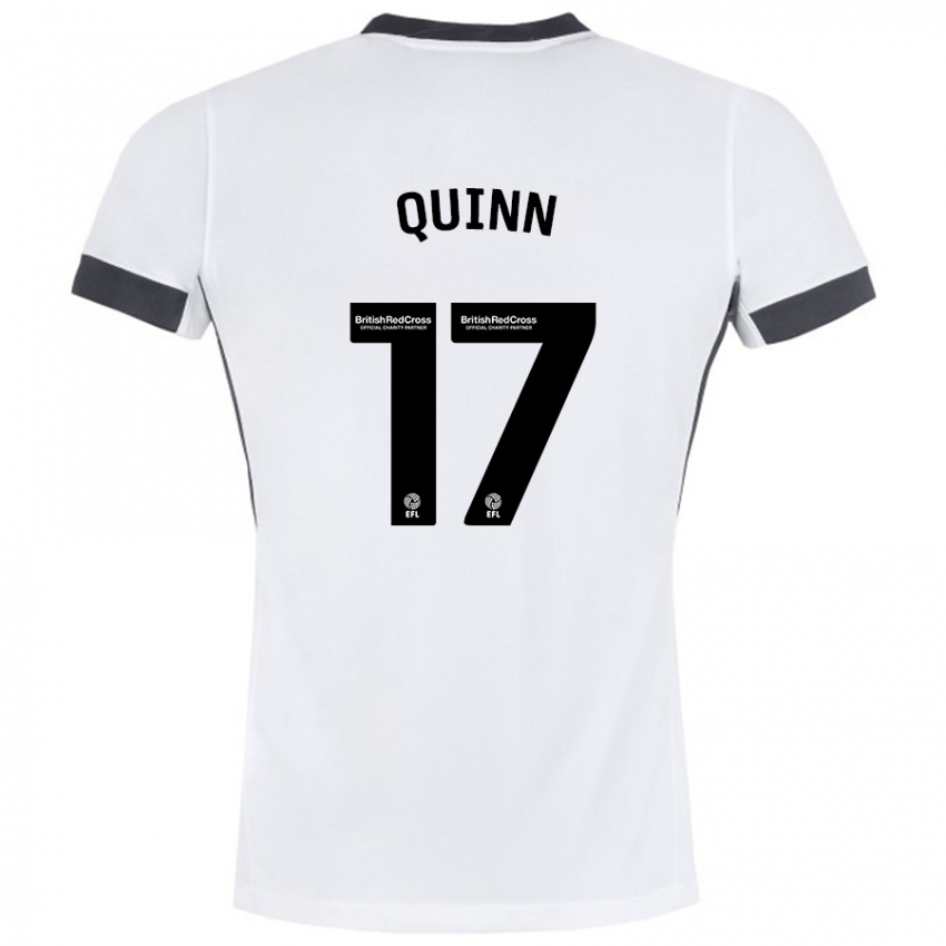 Homem Camisola Lucy Quinn #17 Preto Branco Alternativa 2024/25 Camisa Brasil