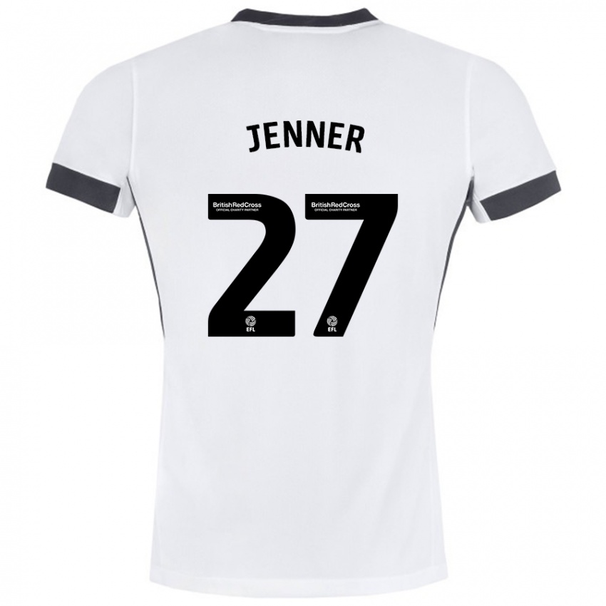 Homem Camisola Abbi Jenner #27 Preto Branco Alternativa 2024/25 Camisa Brasil