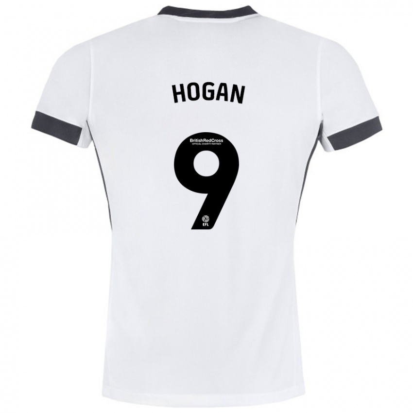 Homem Camisola Scott Hogan #9 Preto Branco Alternativa 2024/25 Camisa Brasil