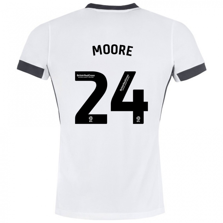 Homem Camisola Jade Ellis Moore #24 Preto Branco Alternativa 2024/25 Camisa Brasil