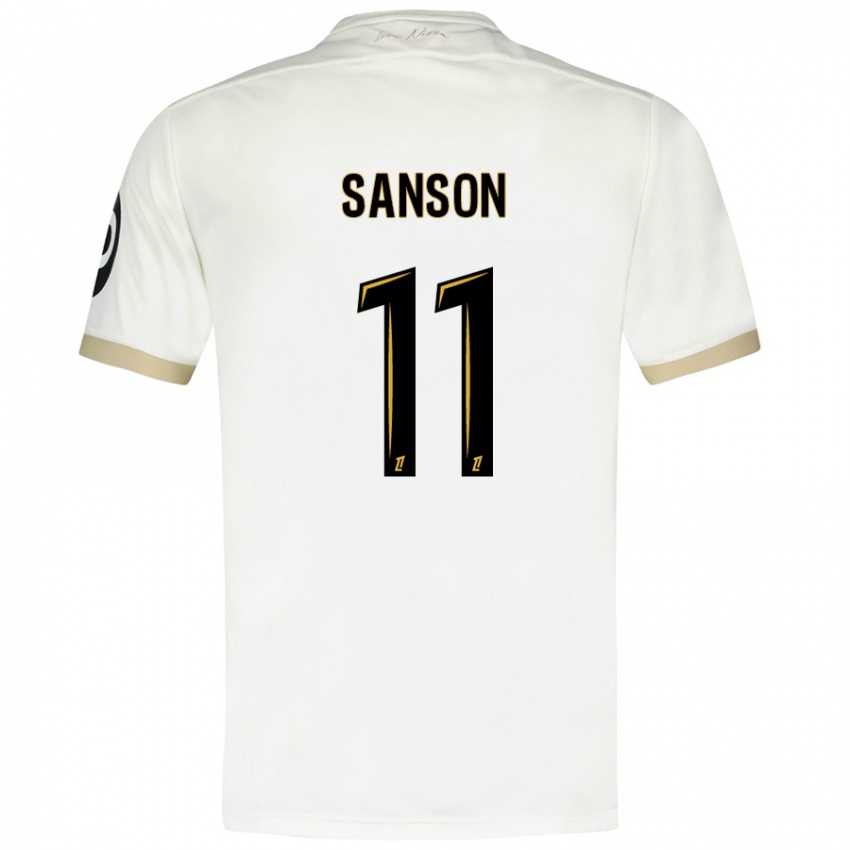 Homem Camisola Morgan Sanson #11 Ouro Branco Alternativa 2024/25 Camisa Brasil