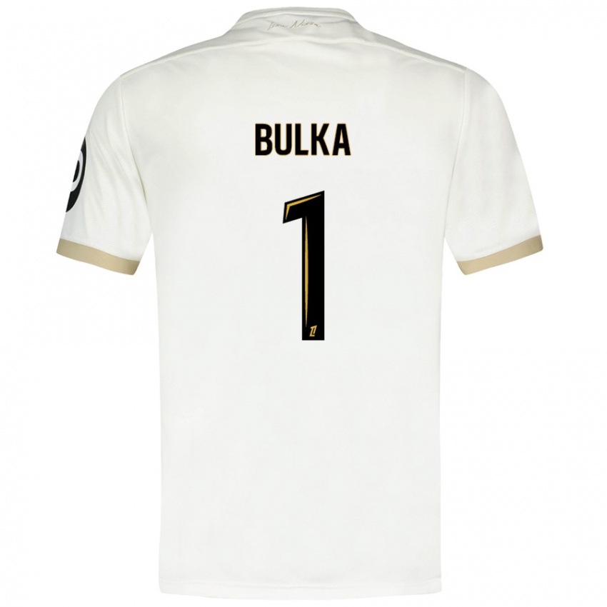 Homem Camisola Marcin Bulka #1 Ouro Branco Alternativa 2024/25 Camisa Brasil