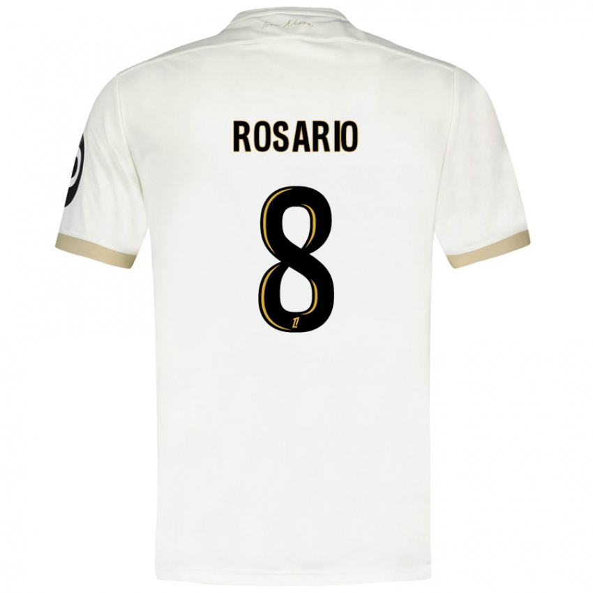 Homem Camisola Pablo Rosario #8 Ouro Branco Alternativa 2024/25 Camisa Brasil