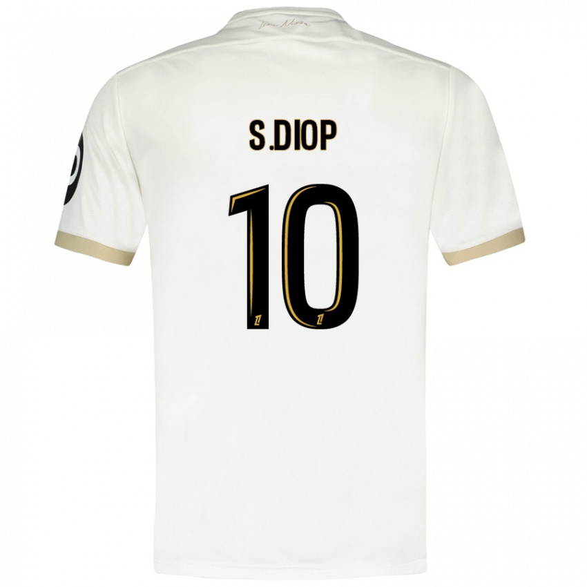 Homem Camisola Sofiane Diop #10 Ouro Branco Alternativa 2024/25 Camisa Brasil