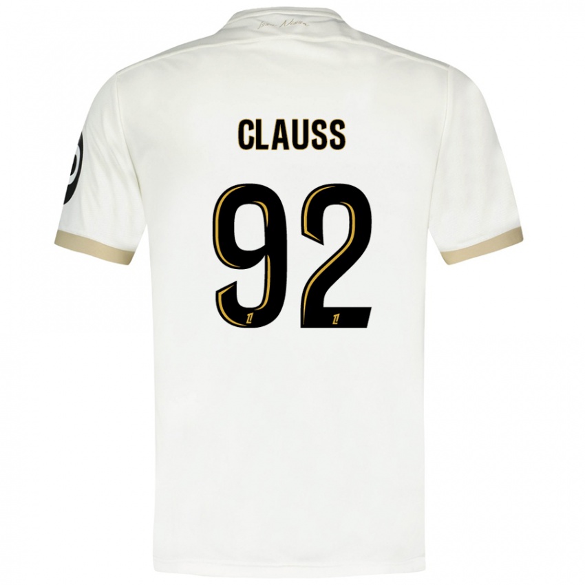 Homem Camisola Jonathan Clauss #92 Ouro Branco Alternativa 2024/25 Camisa Brasil