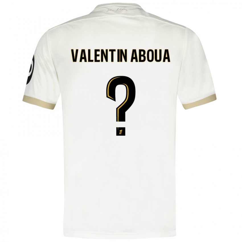 Homem Camisola Louis Valentin Aboua #0 Ouro Branco Alternativa 2024/25 Camisa Brasil