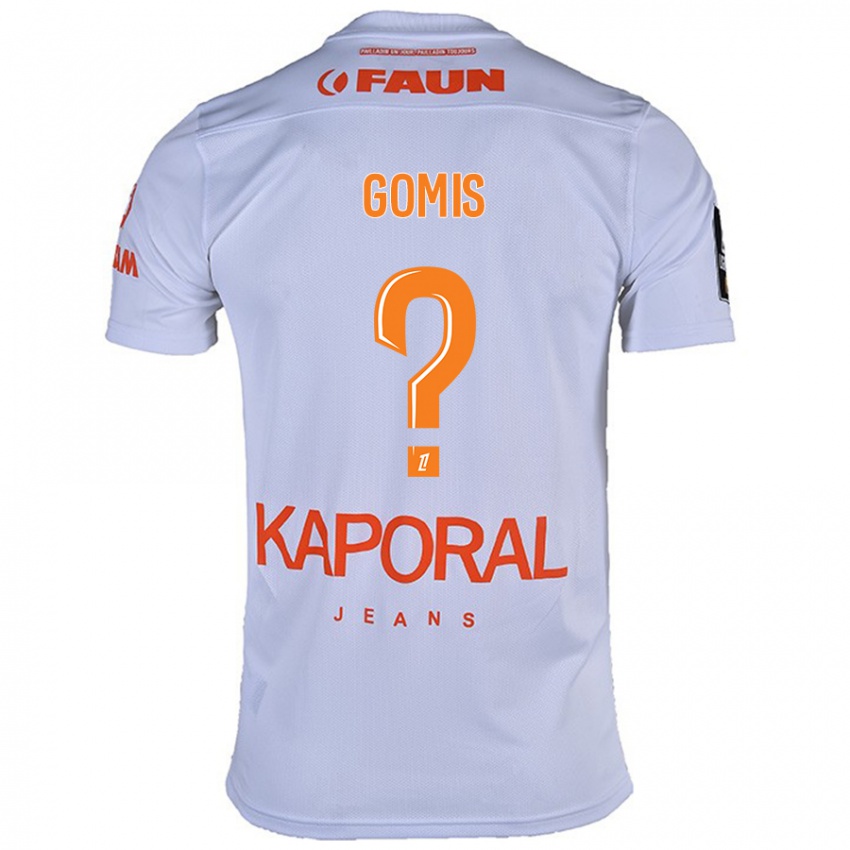 Homem Camisola Kabissan Gomis #0 Branco Alternativa 2024/25 Camisa Brasil