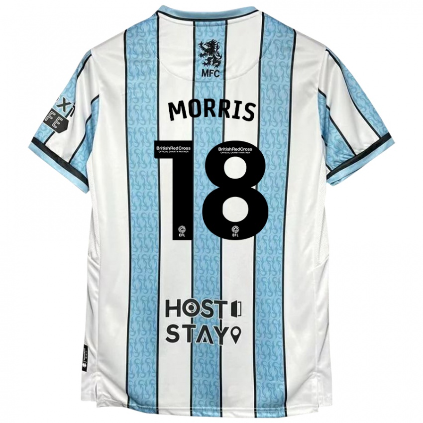 Homem Camisola Aidan Morris #18 Azul Branco Alternativa 2024/25 Camisa Brasil