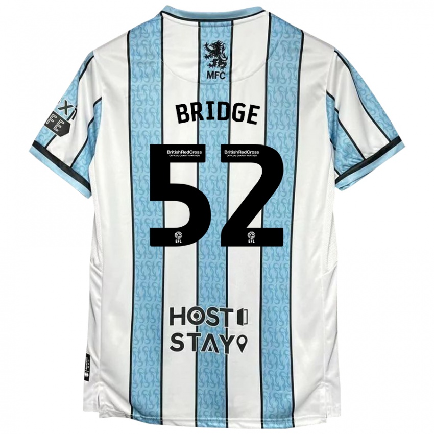 Homem Camisola Aj Bridge #52 Azul Branco Alternativa 2024/25 Camisa Brasil