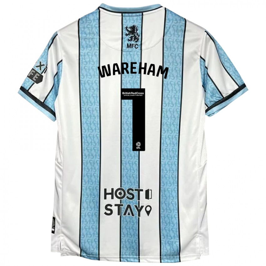 Homem Camisola Laura Wareham #1 Azul Branco Alternativa 2024/25 Camisa Brasil