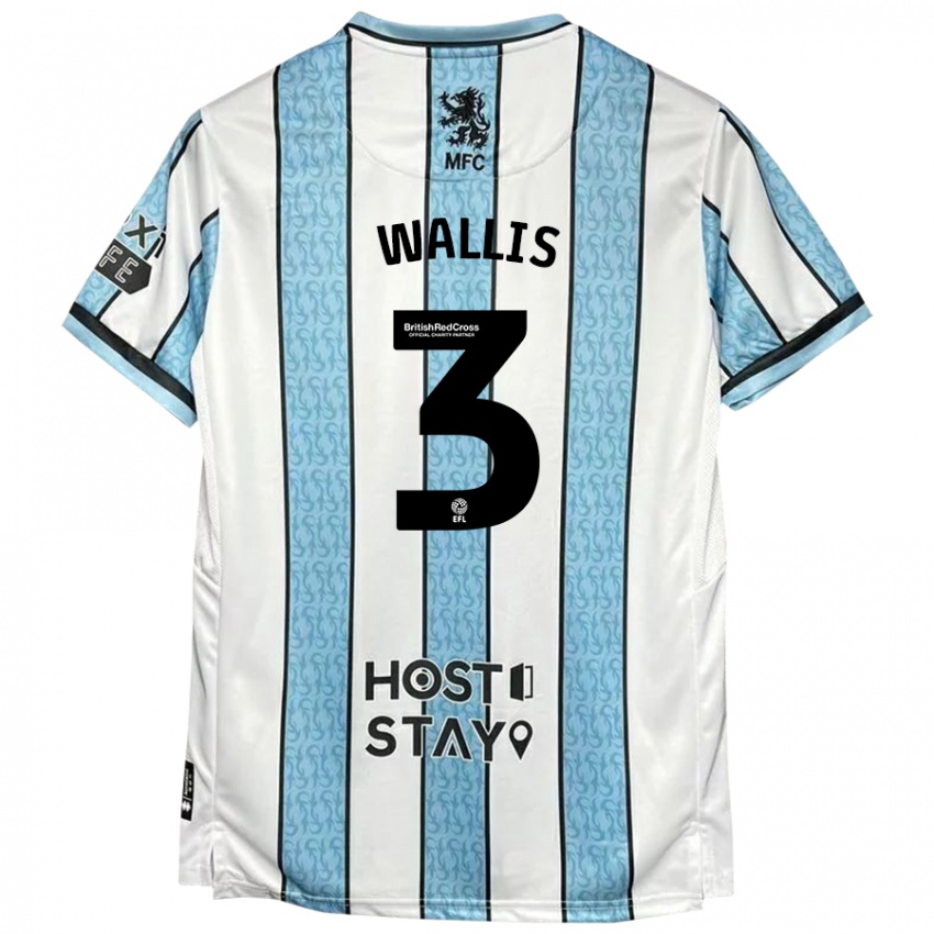 Homem Camisola Emma Wallis #3 Azul Branco Alternativa 2024/25 Camisa Brasil