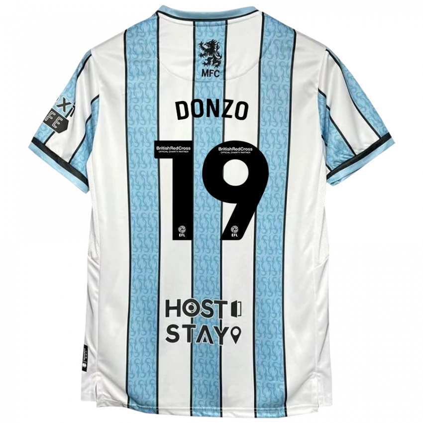 Homem Camisola Jolie Donzo #19 Azul Branco Alternativa 2024/25 Camisa Brasil