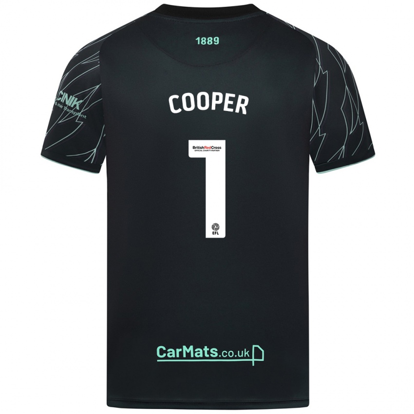 Homem Camisola Michael Cooper #1 Verde Preto Alternativa 2024/25 Camisa Brasil