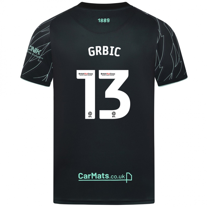 Homem Camisola Ivo Grbic #13 Verde Preto Alternativa 2024/25 Camisa Brasil