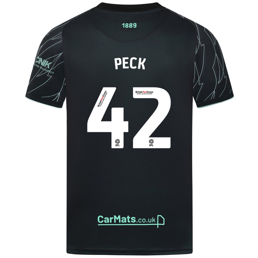 Homem Camisola Sydie Peck #42 Verde Preto Alternativa 2024/25 Camisa Brasil