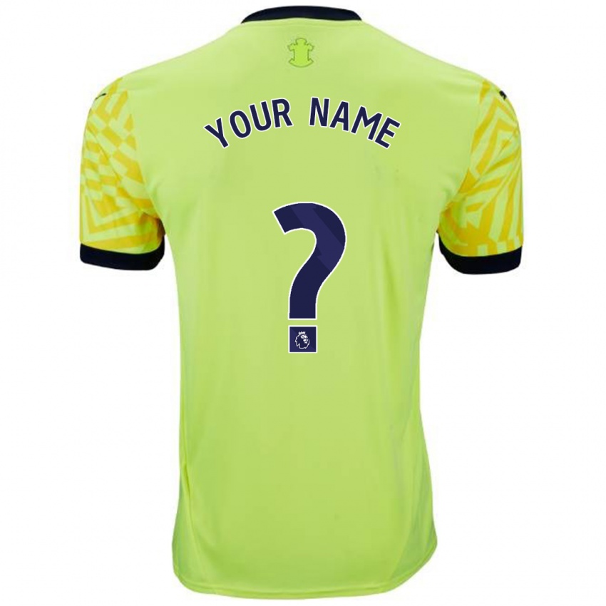 Homem Camisola Seu Nome #0 Amarelo Alternativa 2024/25 Camisa Brasil