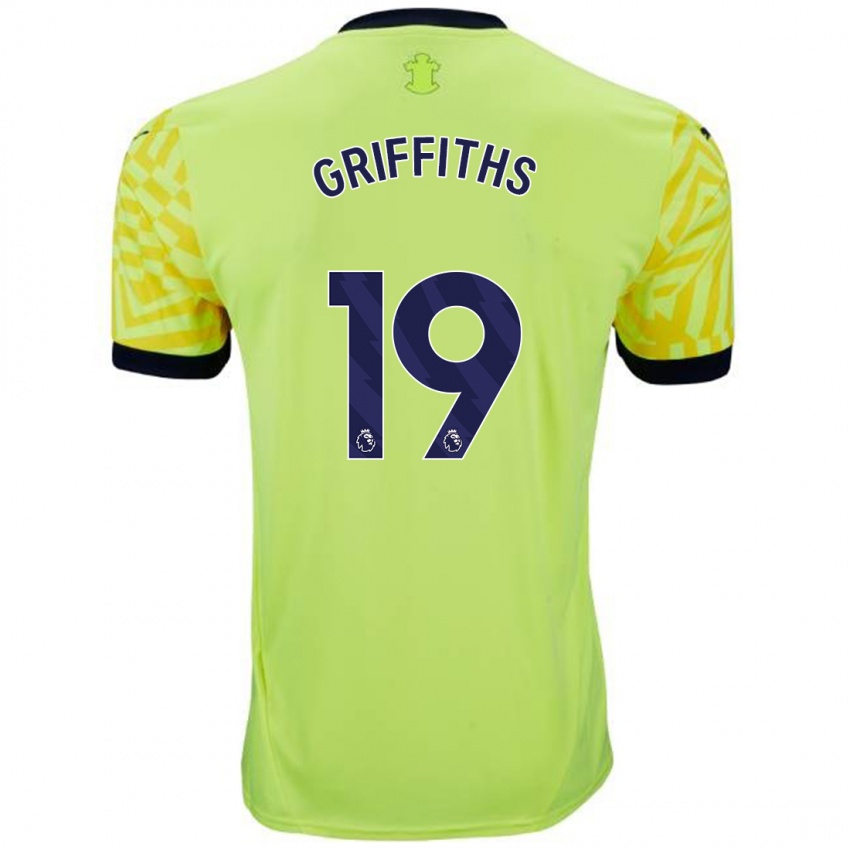 Homem Camisola Alice Griffiths #19 Amarelo Alternativa 2024/25 Camisa Brasil