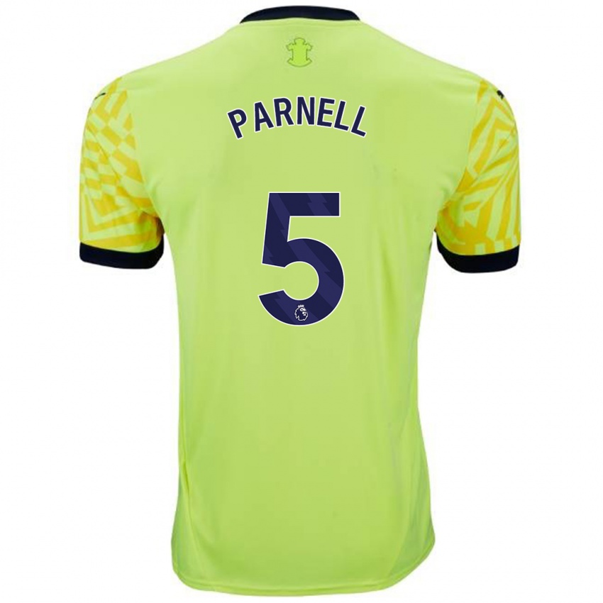 Homem Camisola Rosanna Parnell #5 Amarelo Alternativa 2024/25 Camisa Brasil