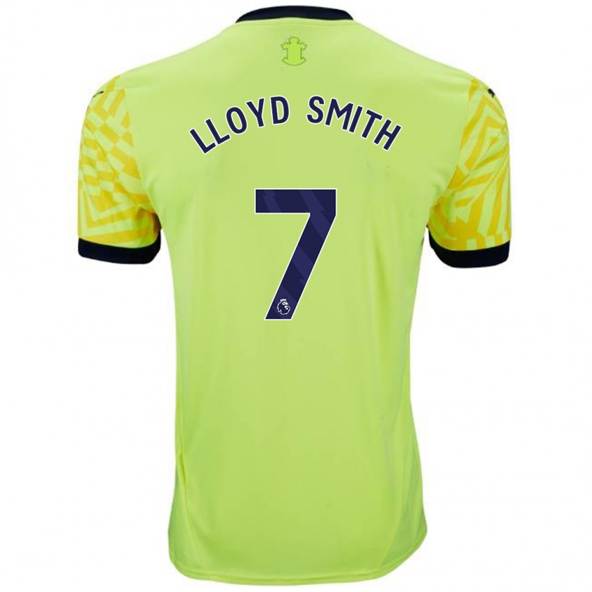 Homem Camisola Lexi Lloyd-Smith #7 Amarelo Alternativa 2024/25 Camisa Brasil