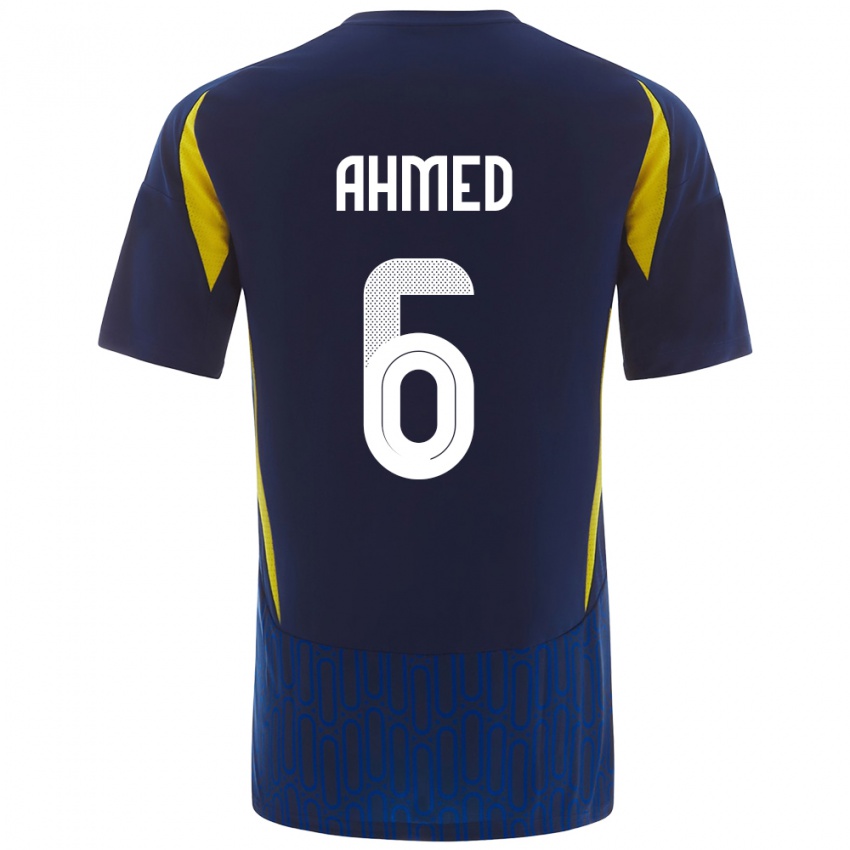 Homem Camisola Aseel Ahmed #6 Azul Amarelo Alternativa 2024/25 Camisa Brasil