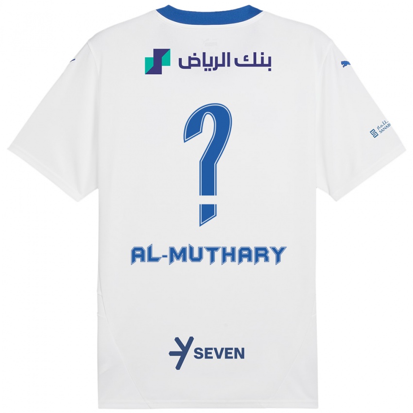 Homem Camisola Saad Al-Muthary #0 Azul Branco Alternativa 2024/25 Camisa Brasil