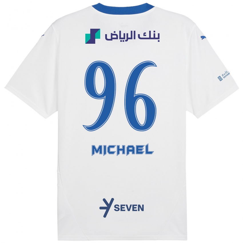 Homem Camisola Michael #96 Azul Branco Alternativa 2024/25 Camisa Brasil