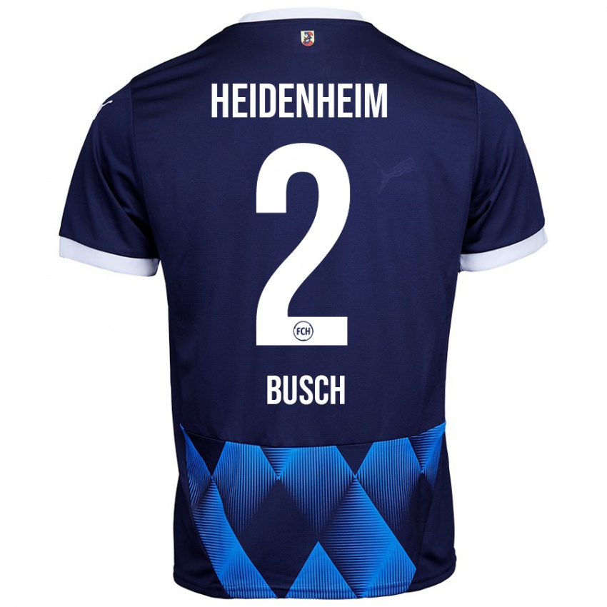 Homem Camisola Marnon Busch #2 Azul Da Marinha Escura Alternativa 2024/25 Camisa Brasil