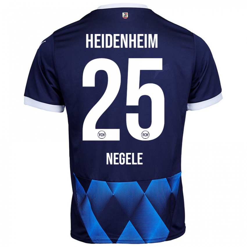 Homem Camisola Christopher Negele #25 Azul Da Marinha Escura Alternativa 2024/25 Camisa Brasil