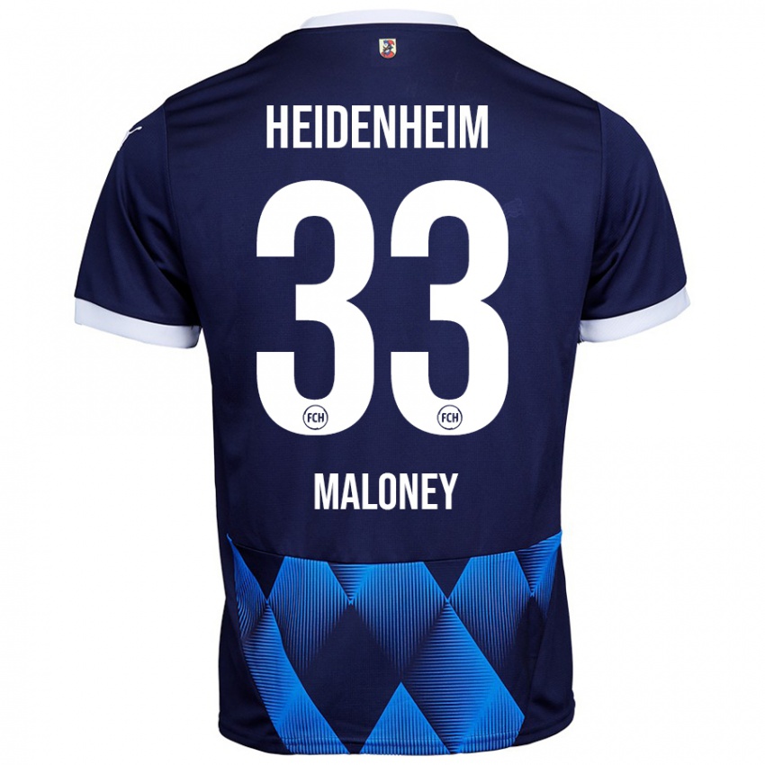 Homem Camisola Lennard Maloney #33 Azul Da Marinha Escura Alternativa 2024/25 Camisa Brasil