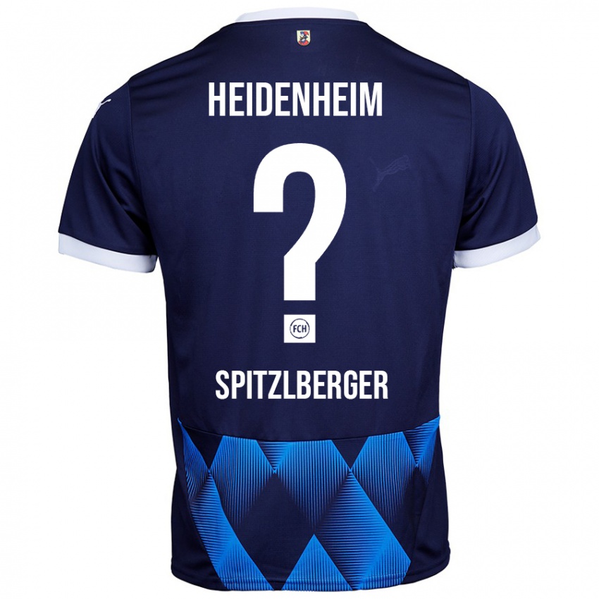 Homem Camisola Tyler Spitzlberger #0 Azul Da Marinha Escura Alternativa 2024/25 Camisa Brasil