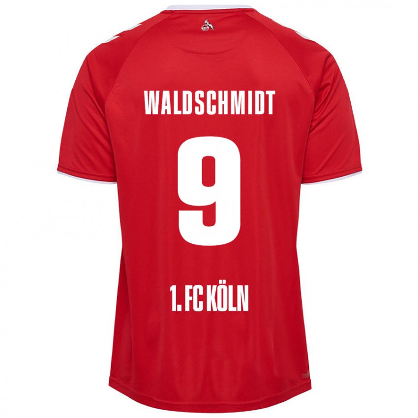 Homem Camisola Luca Waldschmidt #9 Branco Vermelho Alternativa 2024/25 Camisa Brasil