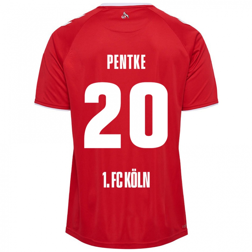 Homem Camisola Philipp Pentke #20 Branco Vermelho Alternativa 2024/25 Camisa Brasil