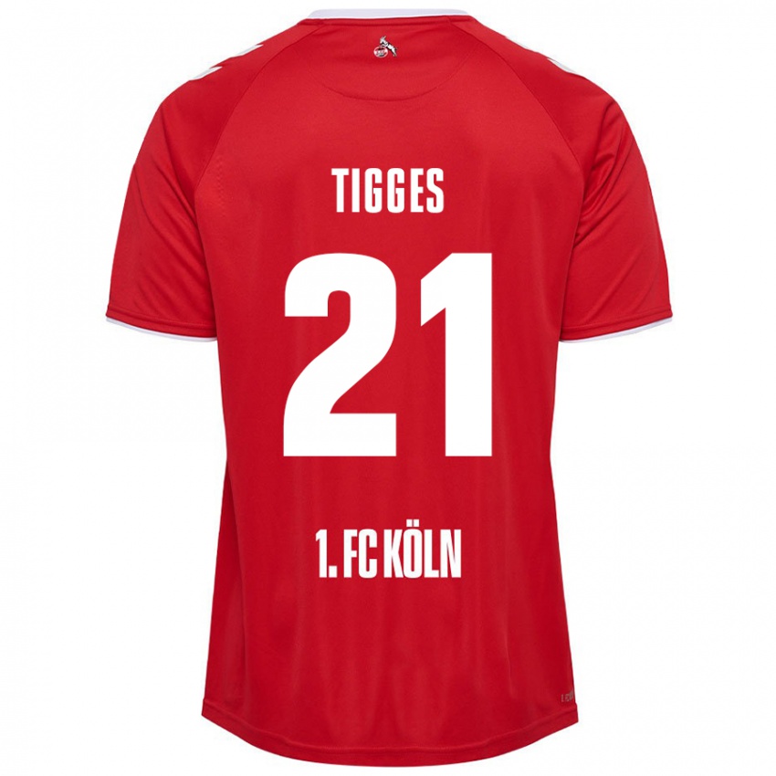 Homem Camisola Steffen Tigges #21 Branco Vermelho Alternativa 2024/25 Camisa Brasil