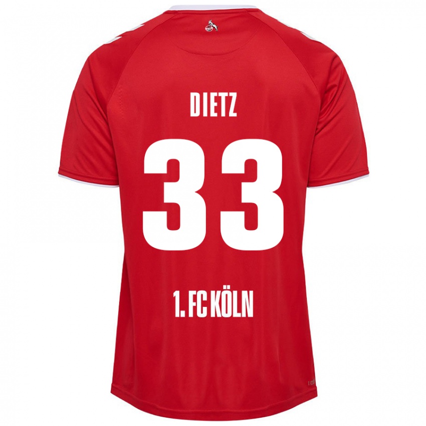 Homem Camisola Florian Dietz #33 Branco Vermelho Alternativa 2024/25 Camisa Brasil