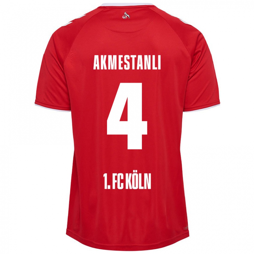 Homem Camisola Teoman Akmestanli #4 Branco Vermelho Alternativa 2024/25 Camisa Brasil