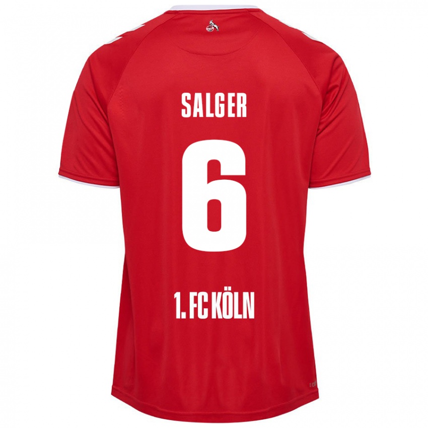 Homem Camisola Stephan Salger #6 Branco Vermelho Alternativa 2024/25 Camisa Brasil