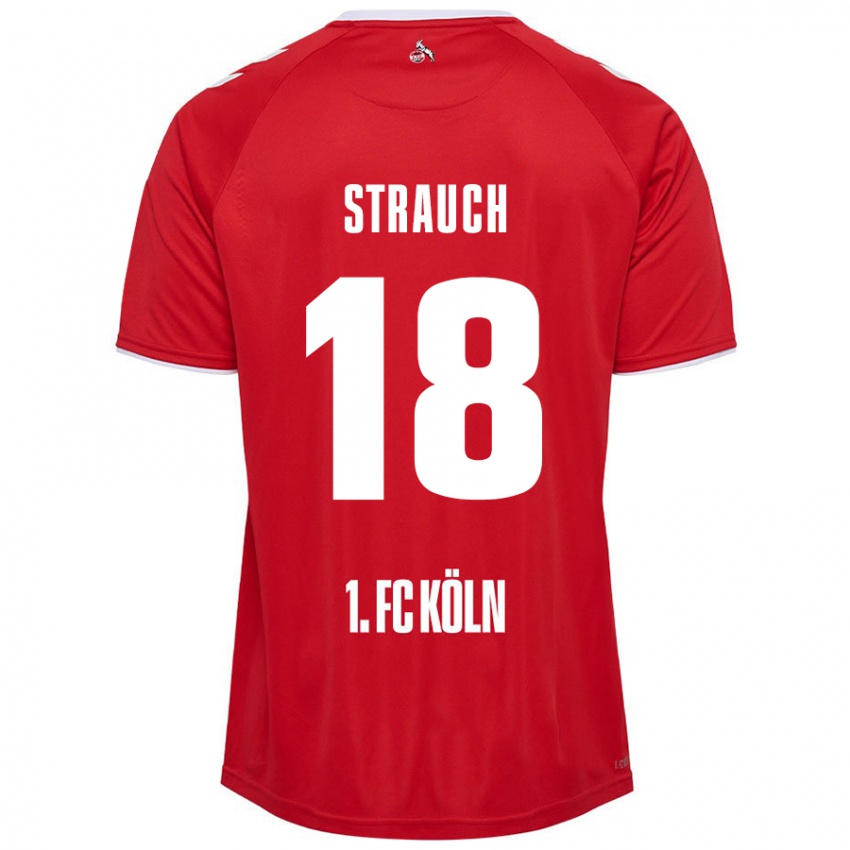 Homem Camisola Georg Strauch #18 Branco Vermelho Alternativa 2024/25 Camisa Brasil